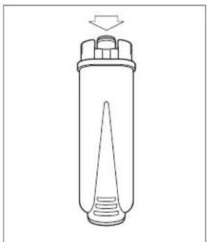 WOLF EC3050CM/B - To install the water filter: - 1