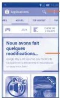 ALCATEL One Touch M´POP 5020D - Rechercher des applications à télécharger et les installer - 1