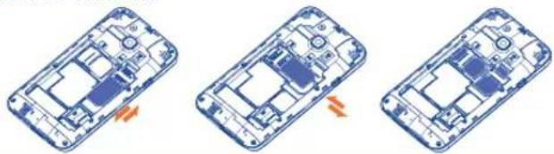 ALCATEL One Touch M´POP 5020D - Insérer/Extraire la carte SIM - 2