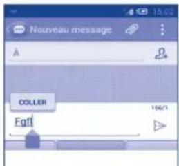 ALCATEL One Touch M´POP 5020D - You pouze aussi insérer un nouveau texte - 1