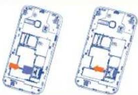 ALCATEL One Touch M´POP 5020D - Installer etsterolir la carte microSD - 1