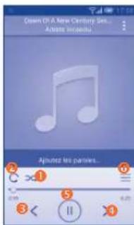 ALCATEL One Touch M´POP 5020D - Ecouter de la musique - 1