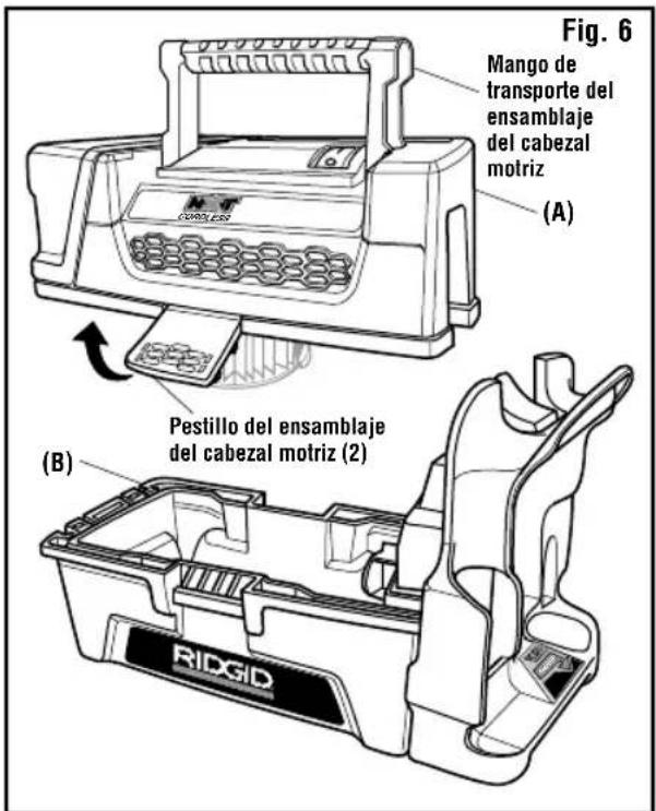 RIDGID HD03180 - VACIADO DEL TAMBOR PARA POLVO (Fig. 6) - 1