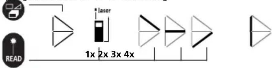 Laserliner LRM Pocket Pro - Pythagoras-Funktion 2: - 1