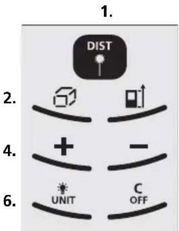 Laserliner DistanceMaster Home - DISPLEJS: - 1