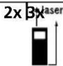 Laserliner DistanceMaster Home - Cuplare, măsurare și decuplare: - 4