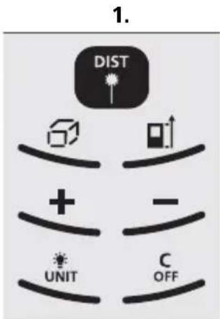 Laserliner DistanceMaster Home - EKRAN: - 1