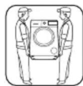 SALORA WMH7245 - The machine must be carried by at least 2 people. - 1