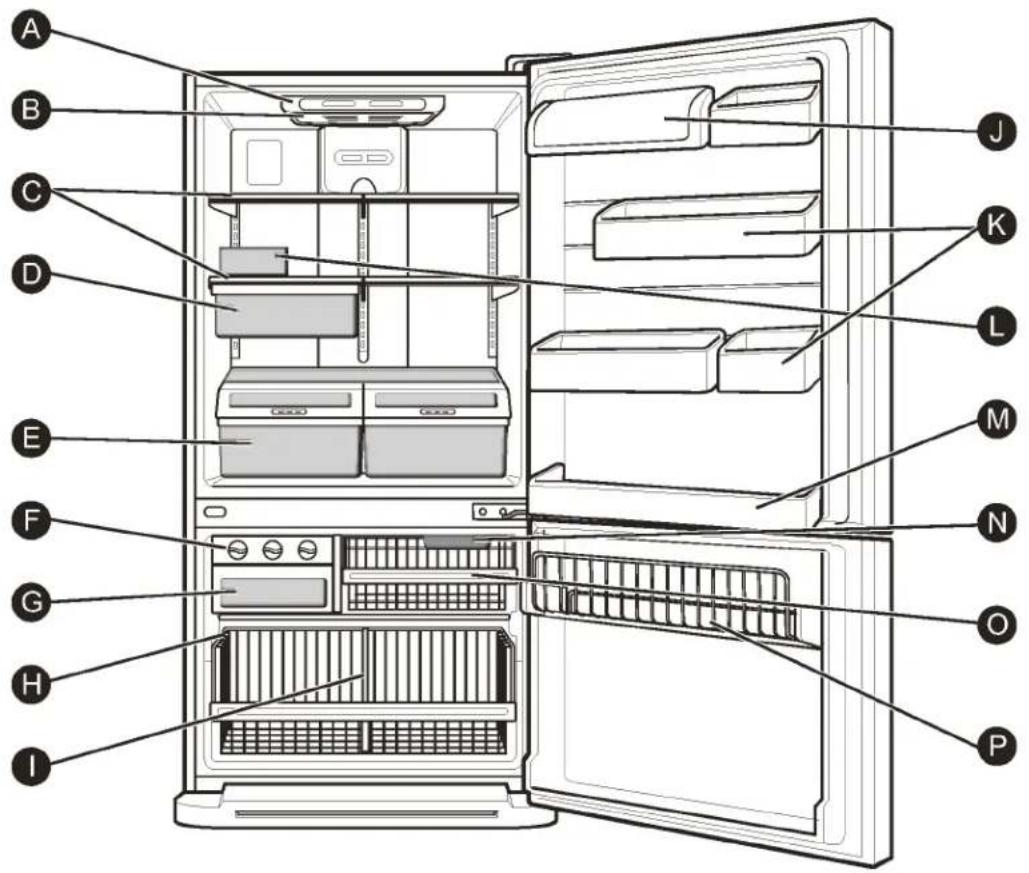LG LRDN22724SW - PIÈCESETCARACTÉRISTIQUES - 1