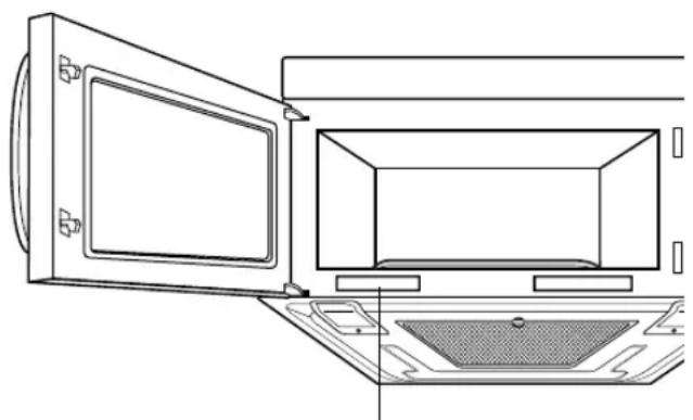 LG LMV2061SW - EMPLACEMENT DU NUMÉRO DE MODÈLE - 1