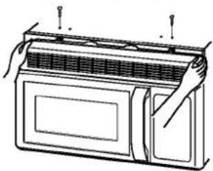 LG GMV1540TW - CHARCOAL FILTER REPLACEMENT - 1