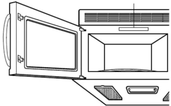 LG GMV1608WW - EMPLACEMENT DU NUMÉRO DE MODÈLE - 1