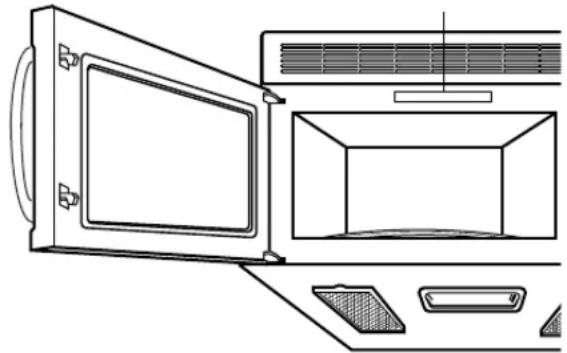 LG GMV1580TW - EMPLACEMENT DU NUMÉRO DE MODÈLE - 1
