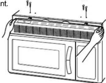 LG GMV1580TW - REMPLACEMENT DE L'AMPOULE DE LA CAVITÉ INTERNE DU FOUR - 1