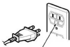 LG LMV-1921SB - MISE EN GARDE - Une mauvaise utilisation de la prise avec broche de mise à la terre pourrait présenter un risque de choc électrique. - 1