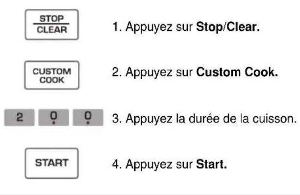 LG LMV1940DW - Par example: Programmer pendant deux minutes. - 1