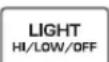LG LMV1940DW - RéGLAGE ÉLEVÉ/FAIBLE/HORS CIRCUIT DE LA LUMière - 1