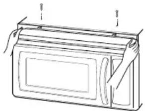 LG LMV1940DW - REEMPLACEMENT DE L'AMPOULE DE LA CAVITE INTERNE DU FOUR - 1