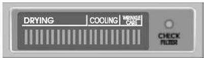 LG DLG5955WM - Status/Clean Filter/Wrinkle Care Indicator - 1