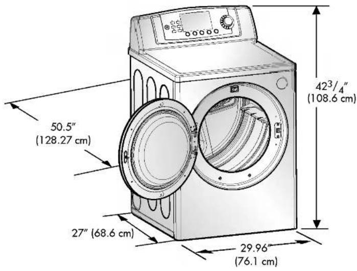LG DLG5955WM - STEP 1 Positioning the Dryer. - 1