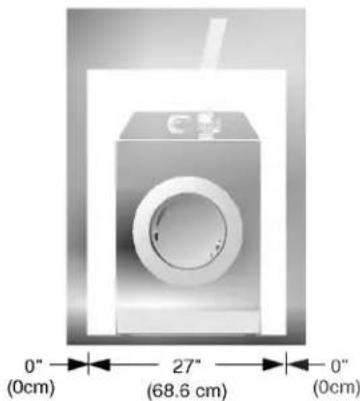 LG DLE2532W - Installation dans une garde-robe - séchuse seulement - 3