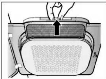LG DLEV833W - Clean Lint Filter - 1