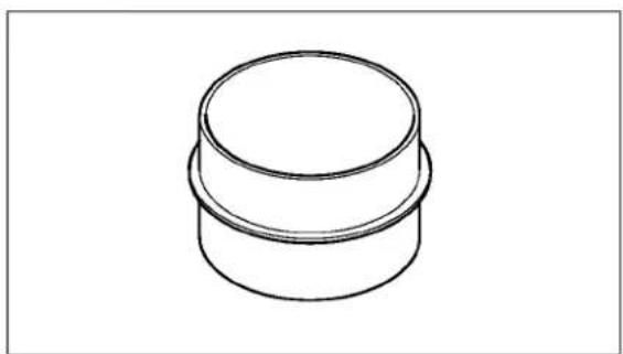 LG DLEV833W - Duct Connector - 1