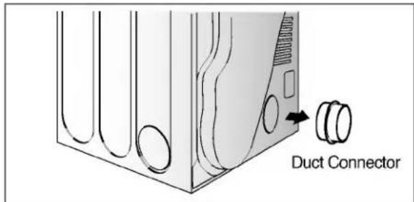 LG DLEV833W - To change duct direction, follow these steps. - 1
