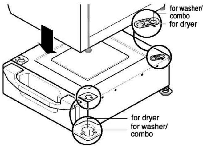 LG DLE2512W - Uninstalling a gas dryer: - 1