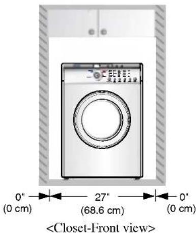 LG DLE2512W - STEP 1 Positioning the Dryer. - 3