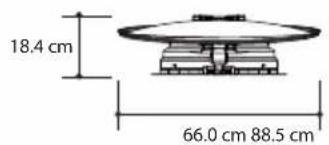 Selfsat Snipe Dish 85 - 9-1. Dimension - 1