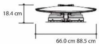 Selfsat Snipe Dish 85 - 9-1. Maßangaben - 1