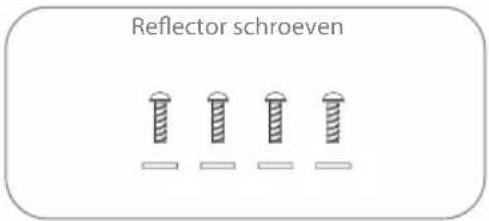 Reflector schroeven