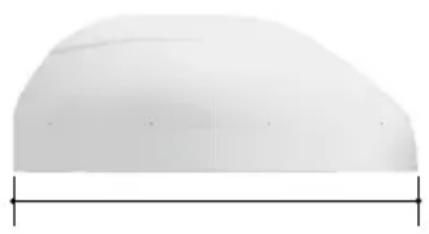 Selfsat Snipe Dome - 6-1. Abmessungen - 2