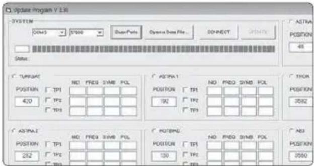 Update Ingram Y 136 SYSTEM COM5 ST800 Dollar Parts Open to Data File... CONNECT Options ASTRA POSITION 45 Status: TARGET NO FREQ SYMB POL ASTRA1 NO FREQ SYMB POL POSITION TP1 192 TP2 TP3 192 192 192 192 192 192 192 192 192 192 192 192 192 192 192 192 192 192 192 192 192 192 192 192 192 193 193 193 193 193 193 193 193 193 193 193 193 193 193 193 193 193 193 193 193 193 193 193 193 193 194 194 194 194 194 194 194 194 194 194 194 194 194 194 194 194 194 194 194 194 194 194 194 194 194 195 195 195 195 195 195 195 195 195 195 195 195 195 195 195 195 195 195 195 195 195 195 195 195