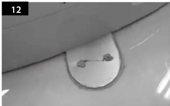 Selfsat Snipe Dome - SNIPE DOME Installation on the car roof (same for all 4 mounting plate edges) - 12