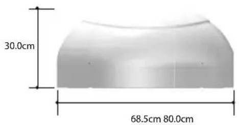 30.0cm 68.5cm 80.0cm