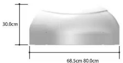 30.0cm 68.5cm 80.0cm