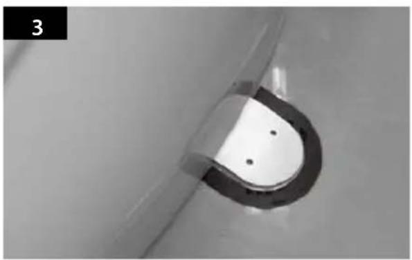 Selfsat Snipe Dome - SNIPE DOME Installatie op het dak van de auto (hetzelfde voor alle 4 montage-plaatranden) - 3