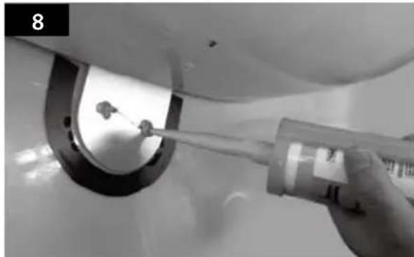 Selfsat Snipe Dome - SNIPE DOME Installatie op het dak van de auto (hetzelfde voor alle 4 montage-plaatranden) - 7