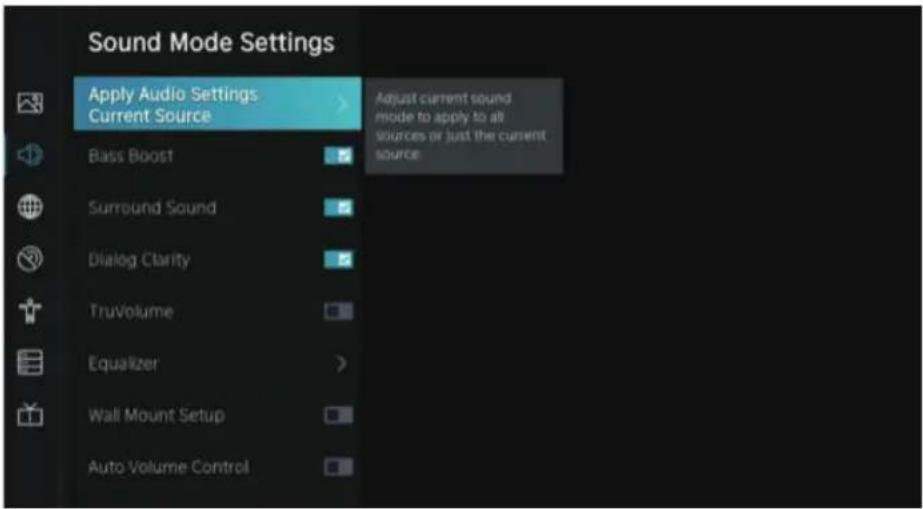 HKC HV24H1 - Configuración del modo de sonido - 1