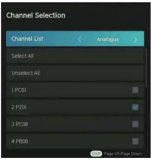HKC HV24H1 - Channel Selection - 1
