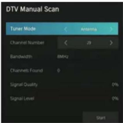HKC HV24H1 - Exploración manual de DTV - 1