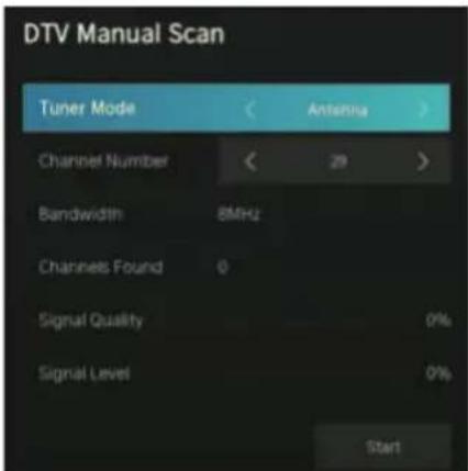 HKC HV24H1 - DTV Manual Scan - 1