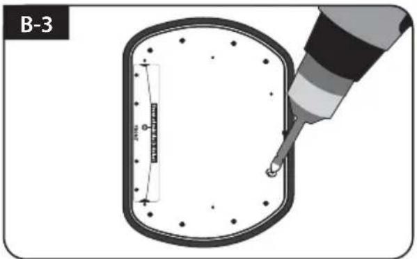 Selfsat Snipe Platinum - Assemble 7pcs of M4x20 bolt to fix the mounting plate - 3