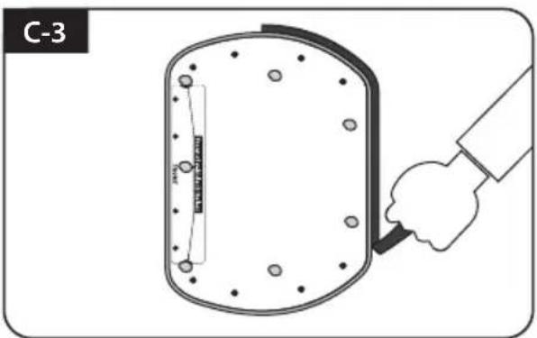 Selfsat Snipe Platinum - Appliquer du silicone entre la plaque de montage et le ruban de masquage - 3