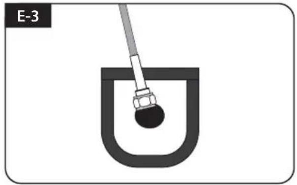 Selfsat Snipe Platinum - Cable holder installation 1 - 3