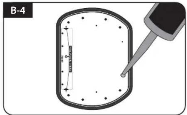 Selfsat Snipe Platinum - 7pcs à vis de boulon M4x20 pour fixer la Plaque de montage - 4