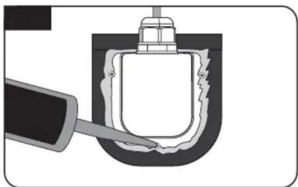 Selfsat Snipe Platinum - Cable holder installation 2 - 4