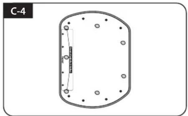 Selfsat Snipe Platinum - Appliquer du silicone entre la plaque de montage et le ruban de masquage - 4